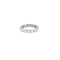 Bague 56 Bague or blanc diamants 2.40ct 58 Facettes