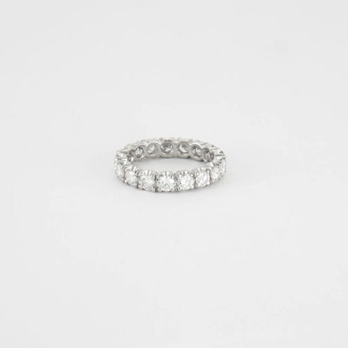 Bague 56 Bague or blanc diamants 2.40ct 58 Facettes