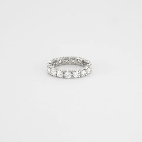 Bague 56 Bague or blanc diamants 2.40ct 58 Facettes