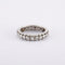 Bague 53 / Blanc/Gris / Or 750 Alliance américaine Diamants 0.90ct 58 Facettes 170157R