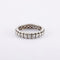 Bague 53 / Blanc/Gris / Or 750 Alliance américaine Diamants 0.90ct 58 Facettes 170157R