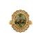 Bague 53.5 Bague or jaune 18 carats tourmaline et diamants 58 Facettes