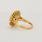 Bague 53.5 Bague or jaune 18 carats tourmaline et diamants 58 Facettes