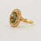 Bague 53.5 Bague or jaune 18 carats tourmaline et diamants 58 Facettes