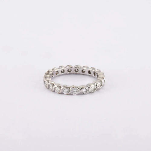 Bague 52 Alliance Américaine Diamants 1.76 Carats 58 Facettes 220416R