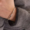Bracelet Bracelet demi-jonc plat en or blanc 18 carats 58 Facettes