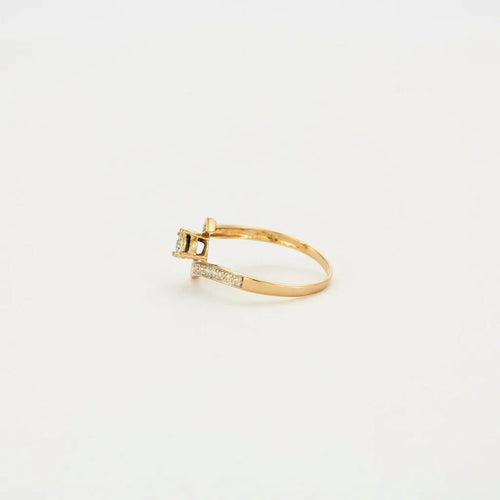 Bague 58.5 Bague Or jaune Diamants 58 Facettes