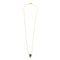 Collier Collier en or rose et saphir 58 Facettes