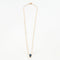 Collier Collier en or rose et saphir 58 Facettes