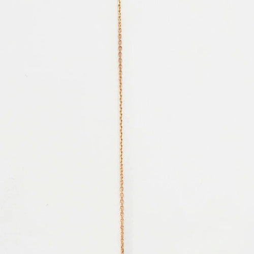 Collier Collier en or rose et saphir 58 Facettes