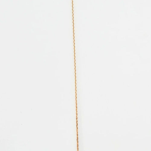 Collier Collier en or rose serti de saphirs multicolores 58 Facettes