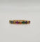 Bague 51.5 Bague en or jaune et saphirs multicolores 58 Facettes