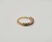 Bague 51.5 Bague en or jaune et saphirs multicolores 58 Facettes