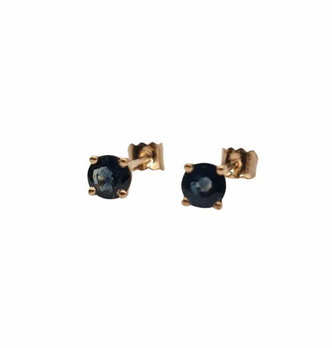 Boucles d'oreilles Boucles d'oreilles en or rose et saphir 58 Facettes