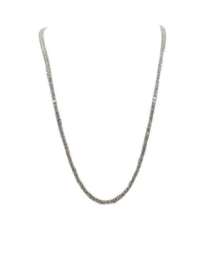 Collier Collier rivière en or blanc et diamants 58 Facettes