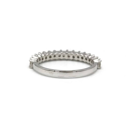 Bague 54 Demi-alliance or diamants 58 Facettes 240223R
