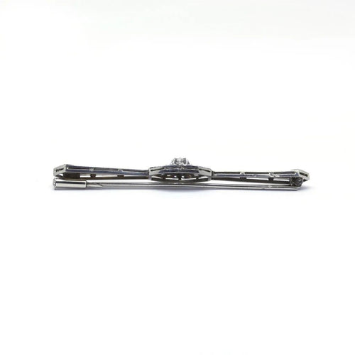 Broche Broche or blanc platine et diamants 58 Facettes 140246R