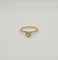 Bague 50 Solitaire or jaune serti d'un diamant taille ancienne 58 Facettes