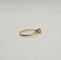 Bague 50 Solitaire or jaune serti d'un diamant taille ancienne 58 Facettes
