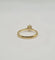 Bague 50 Solitaire or jaune serti d'un diamant taille ancienne 58 Facettes
