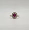 Bague 51 Bague or blanc sertie d’un rubis et diamants anciens 58 Facettes