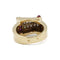 Bague 54 Bague or jaune diamants rubis 58 Facettes 220057R
