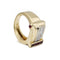 Bague 54 Bague or jaune diamants rubis 58 Facettes 220057R