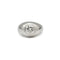 Bague 49 Bague jonc en or blanc et diamant 58 Facettes 240301R
