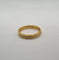 Bague 53.5 Alliance or jaune et blanc 58 Facettes