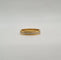 Bague 53.5 Alliance or jaune et blanc 58 Facettes
