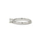 Bague 51.5 Solitaire or blanc diamant 58 Facettes 170197R