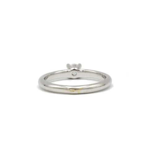 Bague 51.5 Solitaire or blanc diamant 58 Facettes 170197R