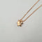 Collier Collier en or rose 18 carats serti de diamants 58 Facettes