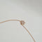 Collier Collier en or rose 18 carats serti de diamants 58 Facettes