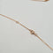 Collier Collier en or rose 18 carats serti de diamants 58 Facettes