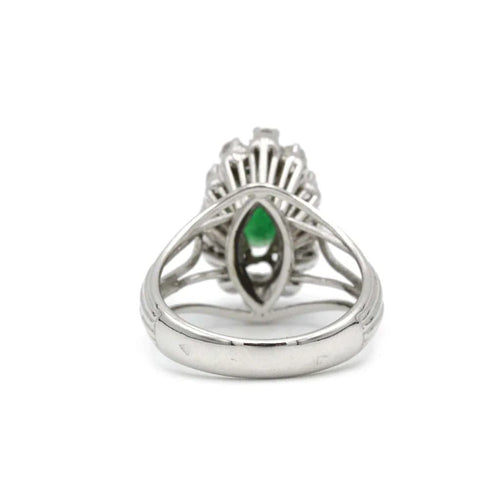 Bague 52 Bague or diamants émeraude 58 Facettes 230252R