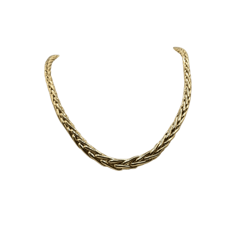 Collier Chaine palmier or jaune 58 Facettes
