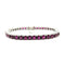 Bracelet Bracelet tennis en or blanc serti de rubis 58 Facettes