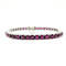 Bracelet Bracelet tennis en or blanc serti de rubis 58 Facettes