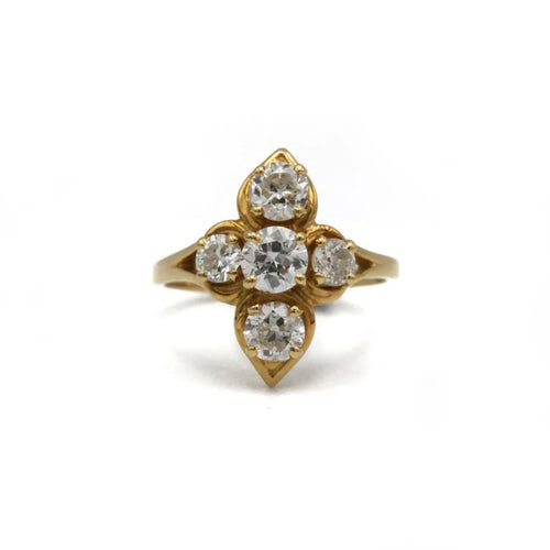 Bague 52 Bague - Or jaune & Diamants 58 Facettes 250113R