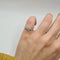Bague 49 Bague solitaire en or blanc et diamant 58 Facettes