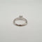 Bague 49 Bague solitaire en or blanc et diamant 58 Facettes