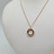 Collier Collier cercle en or rose et diamants 58 Facettes