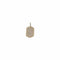 Pendentif Pendentif plaque or jaune serti de diamants 58 Facettes
