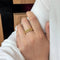 Bague 54 Bague torsadée en or jaune 58 Facettes 250196R