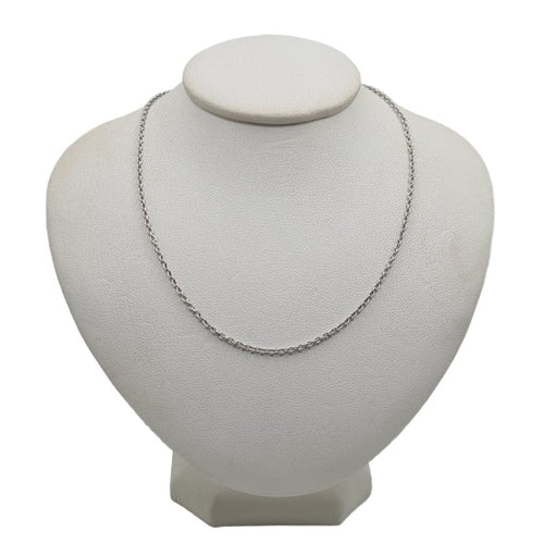 Collier Chaîne en or blanc 18 carats 58 Facettes