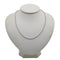 Collier Chaîne en or blanc 18 carats 58 Facettes
