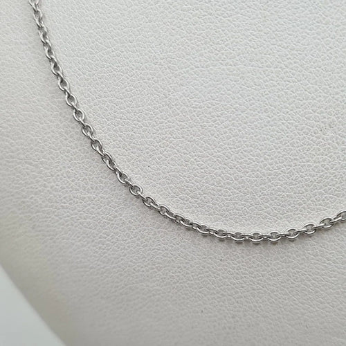 Collier Chaîne en or blanc 18 carats 58 Facettes