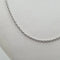 Collier Chaîne en or blanc 18 carats 58 Facettes