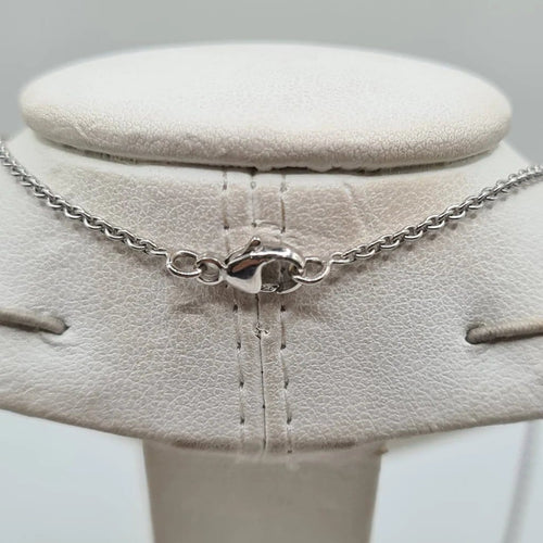 Collier Chaîne en or blanc 18 carats 58 Facettes